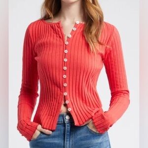 NWOT Free People Tilly Long-Sleeve Cardi Size XL